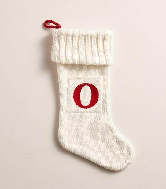 Alphabet Christmas Stocking