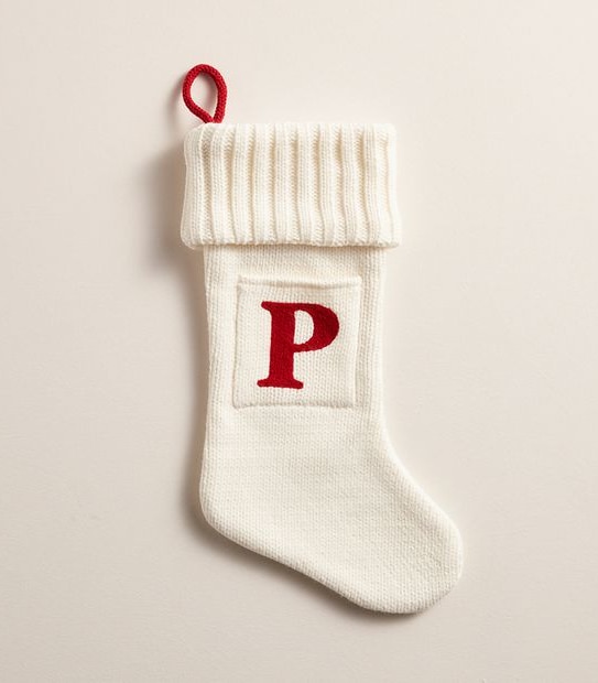 Alphabet Christmas Stocking