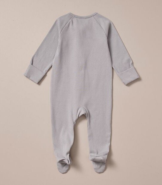 Baby Organic Cotton Rib Coverall