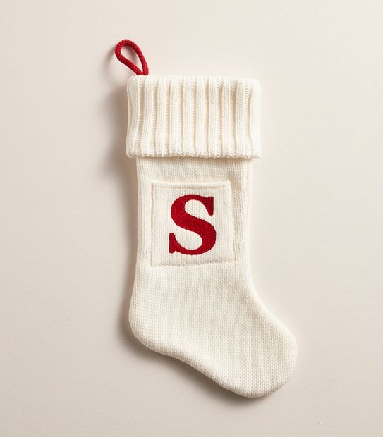 Alphabet Christmas Stocking