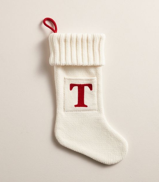 Alphabet Christmas Stocking