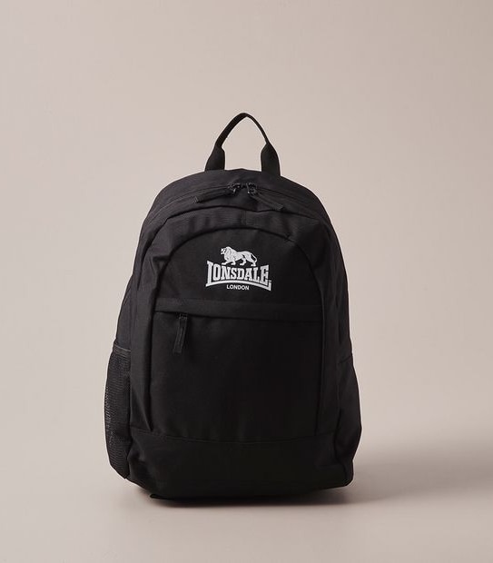 Lonsdale London Back To School 3 Piece Backpack - Black