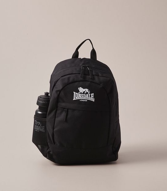 Lonsdale London Back To School 3 Piece Backpack - Black