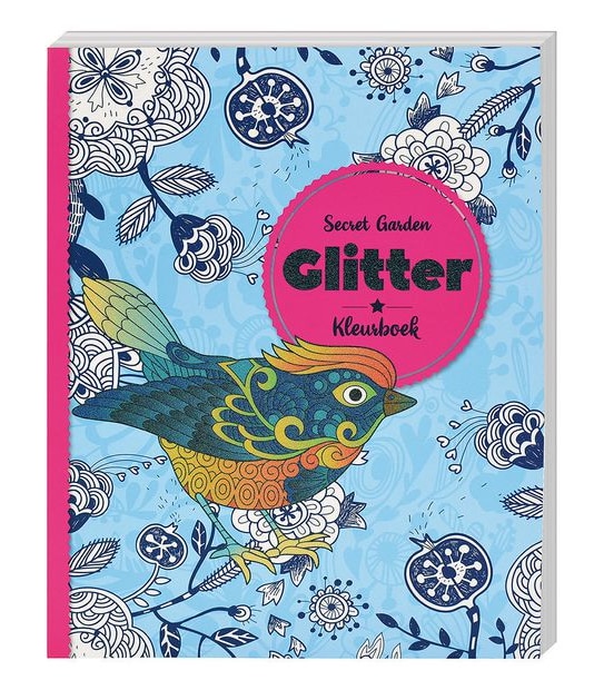 Secret Garden Glitter Colouring Book