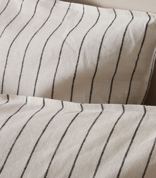 Stuart Stripe Linen/Cotton European Pillowcase