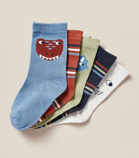 5 Pack Maxx Crew Cut Socks