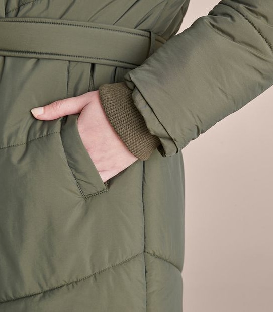 Preview Puffer Belted Coat