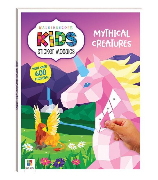 Kaleidoscope Kids Sticker Mosaics Mythical Creatures