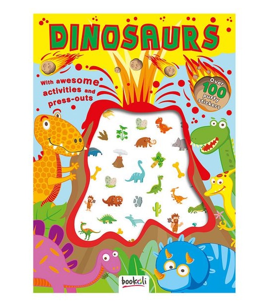 Puffy Sticker Windows: Dinosaurs 