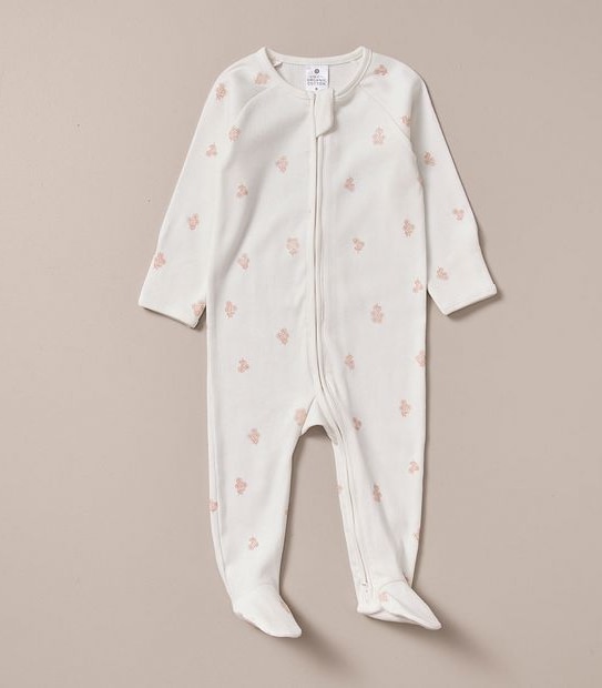 Baby Organic Cotton Zip Coverall
