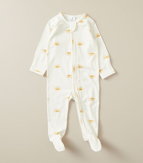 Baby Organic Cotton Print Coverall