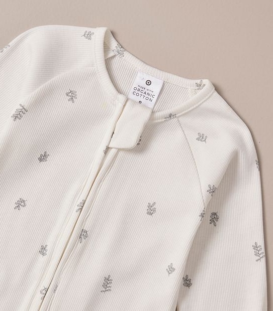 Baby Organic Cotton Zip Coverall