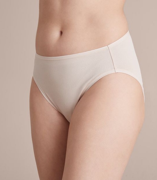 2 Pack Everyday Cotton High Cut Briefs