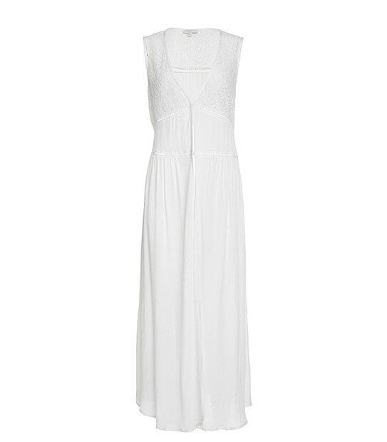 Life & Style Longline Top - White
