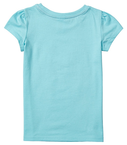 Girls' Short Sleeve Cat Print T-Shirt 2 of 3