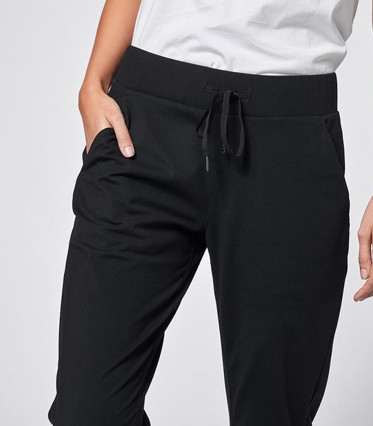 Active 7/8 Length Relaxed Travel Pants - Black | Target Australia