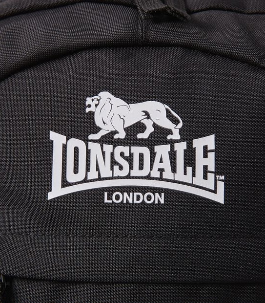 Lonsdale London Back To School 3 Piece Backpack - Black