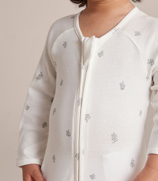 Baby Organic Cotton Zip Coverall