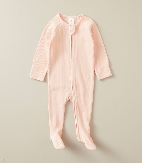 Baby Organic Cotton Waffle Coverall