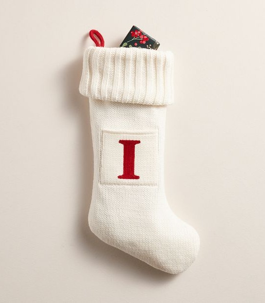 Alphabet Christmas Stocking