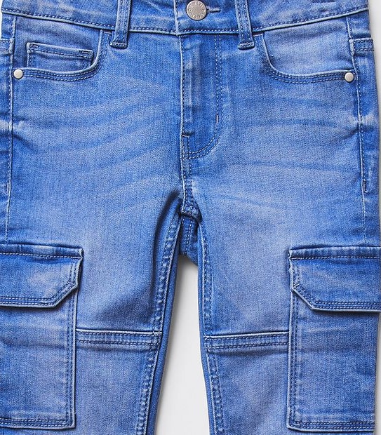 Fitted Cargo Jean - Blue