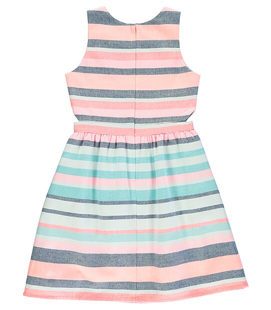 Girls' Stripe Textured Dress | Target Australia