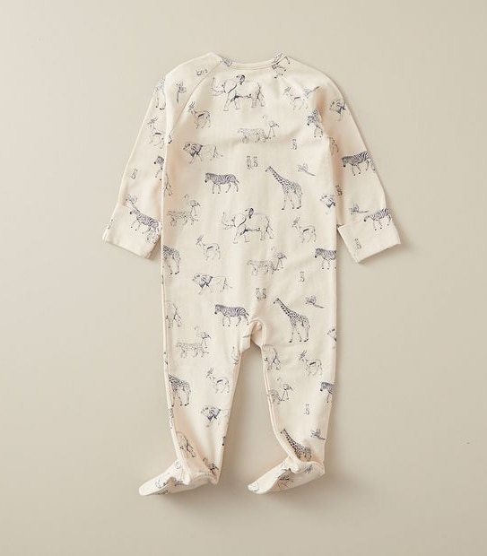 Baby Organic Cotton Print Coverall