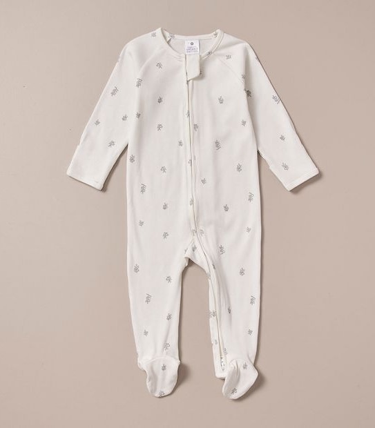 Baby Organic Cotton Zip Coverall