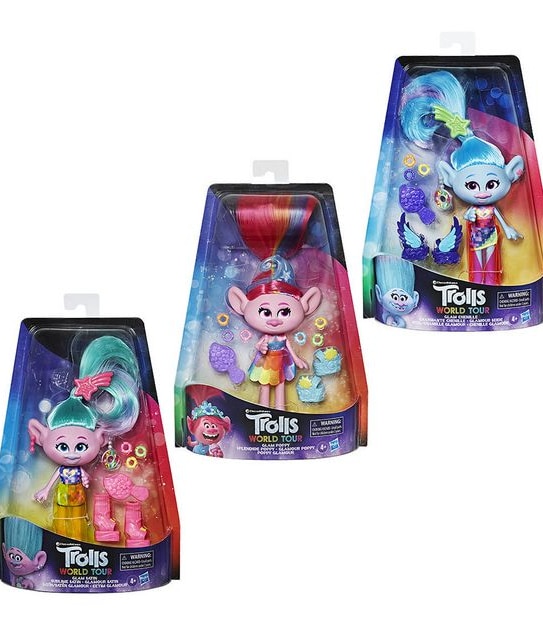 DreamWorks Trolls 2 Glam Fashion Doll Assorted