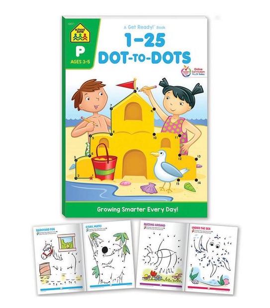 1-25 Dot-To-Dot Get Ready Book