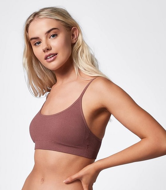 Lily Loves Rib Strappy Crop Bra