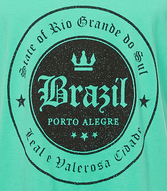 Men's Brazil Printed Tank Top - Green 3 of 3