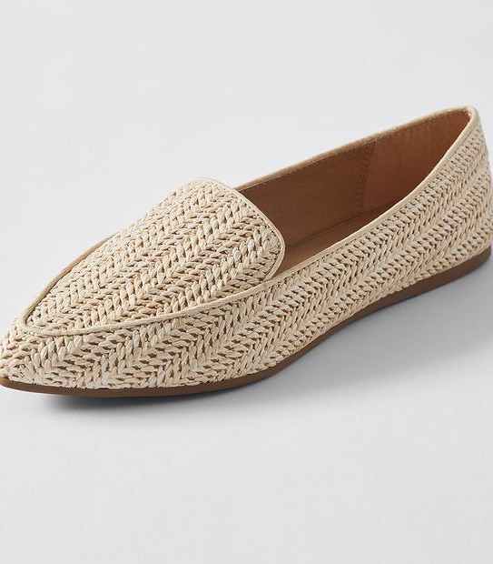 Fontaine III Leather Loafer - Raffia White