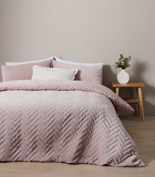 Riva Velvet Quilt Cover Set