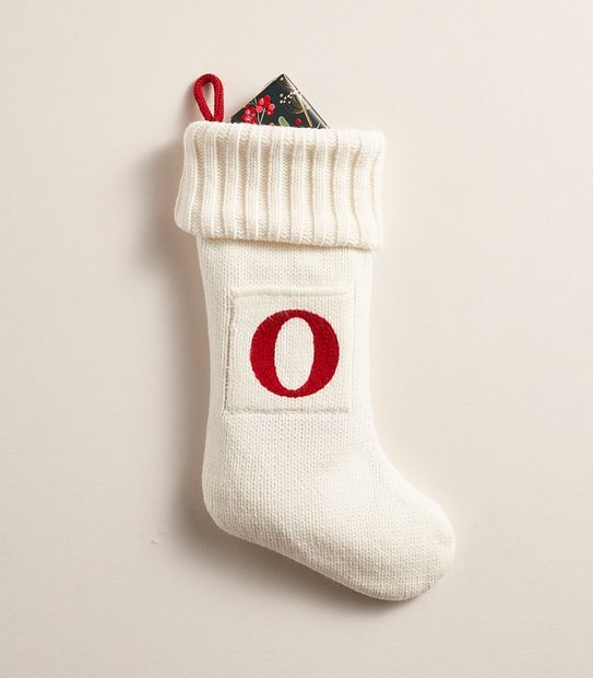 Alphabet Christmas Stocking