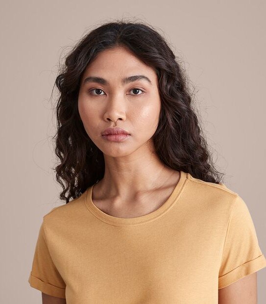 Cotton/Modal Relaxed Crew T-Shirt