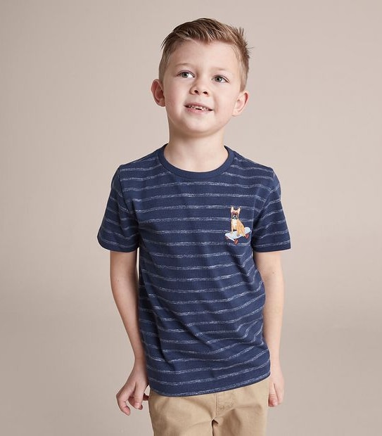 Embroidered Striped Tshirt Target Australia