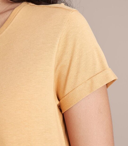 Cotton/Modal Relaxed Crew T-Shirt