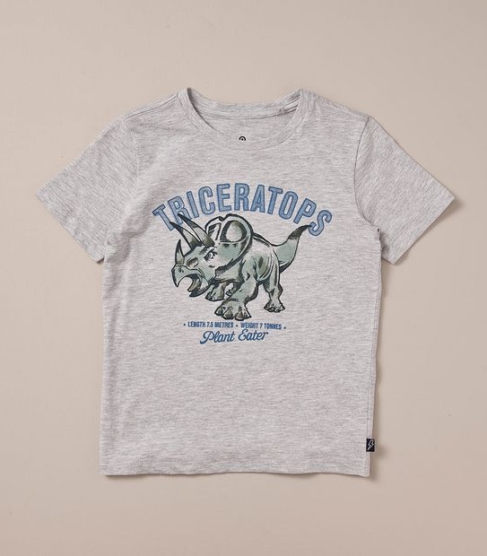 Organic Cotton Triceratops T-shirt