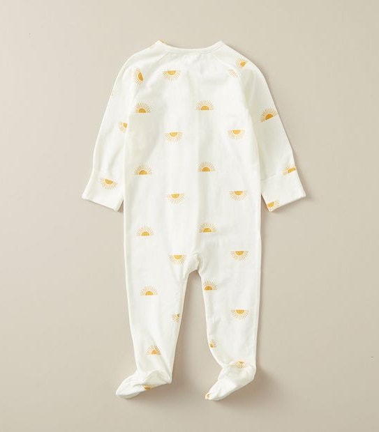 Baby Organic Cotton Print Coverall