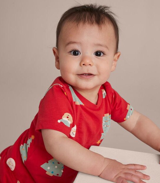Unsiex Baby Family Matching Christmas Tree Cotton Pyjama Set