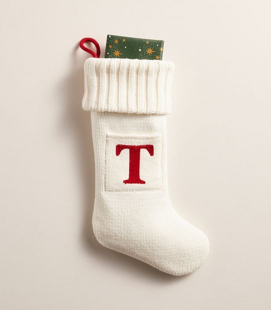 Alphabet Christmas Stocking