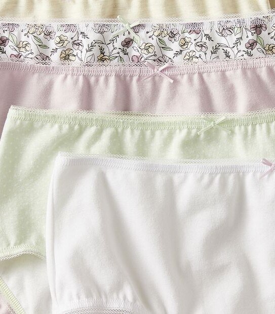 5 Pack Cotton/Elastane Midi Briefs