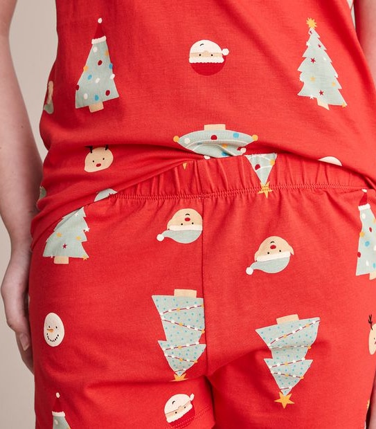 Kids Family Matching Christmas Tree Cotton Pyjama Set