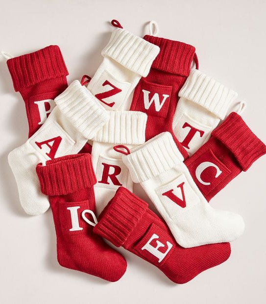 Alphabet Christmas Stocking