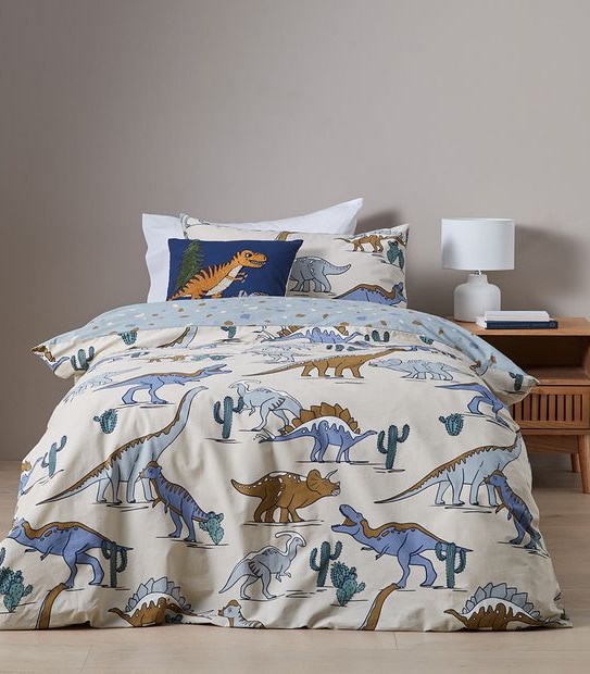 Jaden Dinosaur Quilt Cover Set