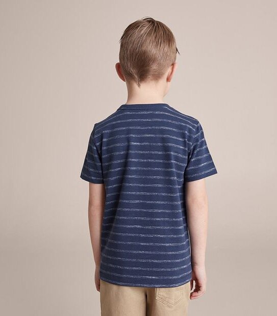 Embroidered Striped T-shirt