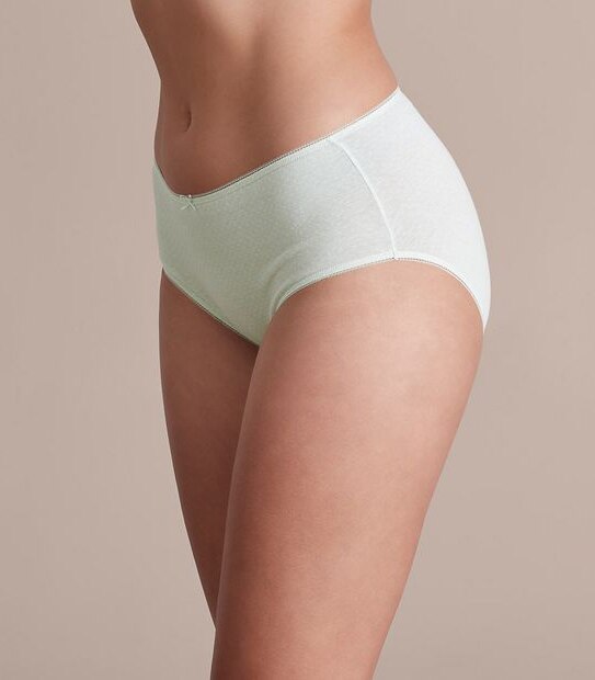 5 Pack Cotton/Elastane Midi Briefs