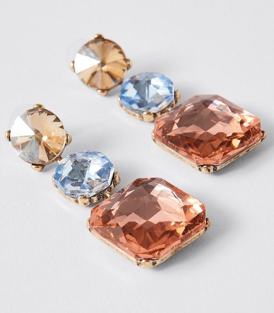 Bright Statement Earrings - Gold