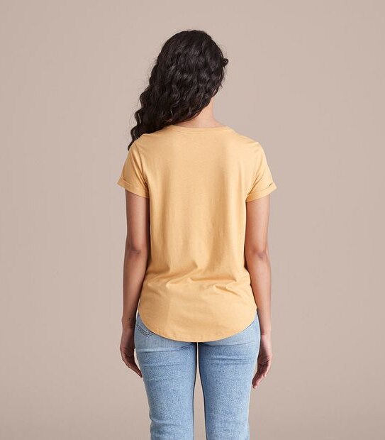 Cotton/Modal Relaxed Crew T-Shirt